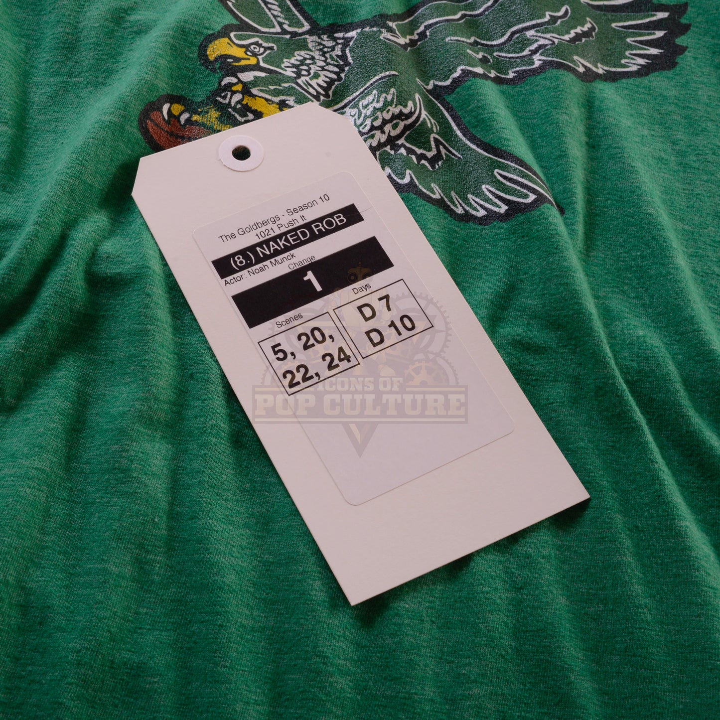 Goldbergs, The (TV) - 'Naked' Rob Smith’s (Noah Munck) “Philadelphia Eagles” Shirt & Hat  – S-590